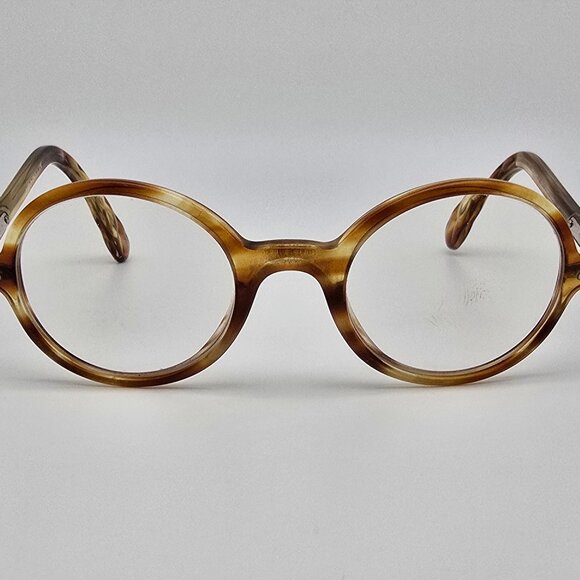 Chanel 3251 c.1413 Light Tortoise Round Eyeglasses Frame Italy 44-21-140 - Picture 2 of 15
